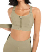 High Impact,A+ Quality, Ultimate Comfort, Sports Bra, Zipper ( Pack of 3 )