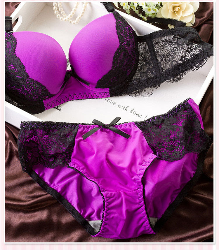 Voler Haut Women Bridal Lingerie Set of Lace Bra and Panty Set ( Buy 1 Get 1 Free )