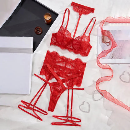Allure Strappy Lace Bodysuit