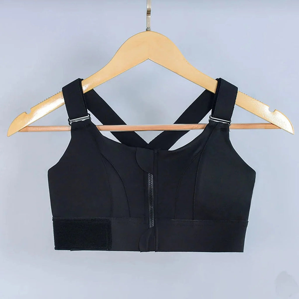 Adjustable Straps Cross Back Short Fitness Sports Bra