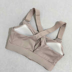Adjustable Straps Cross Back Short Fitness Sports Bra
