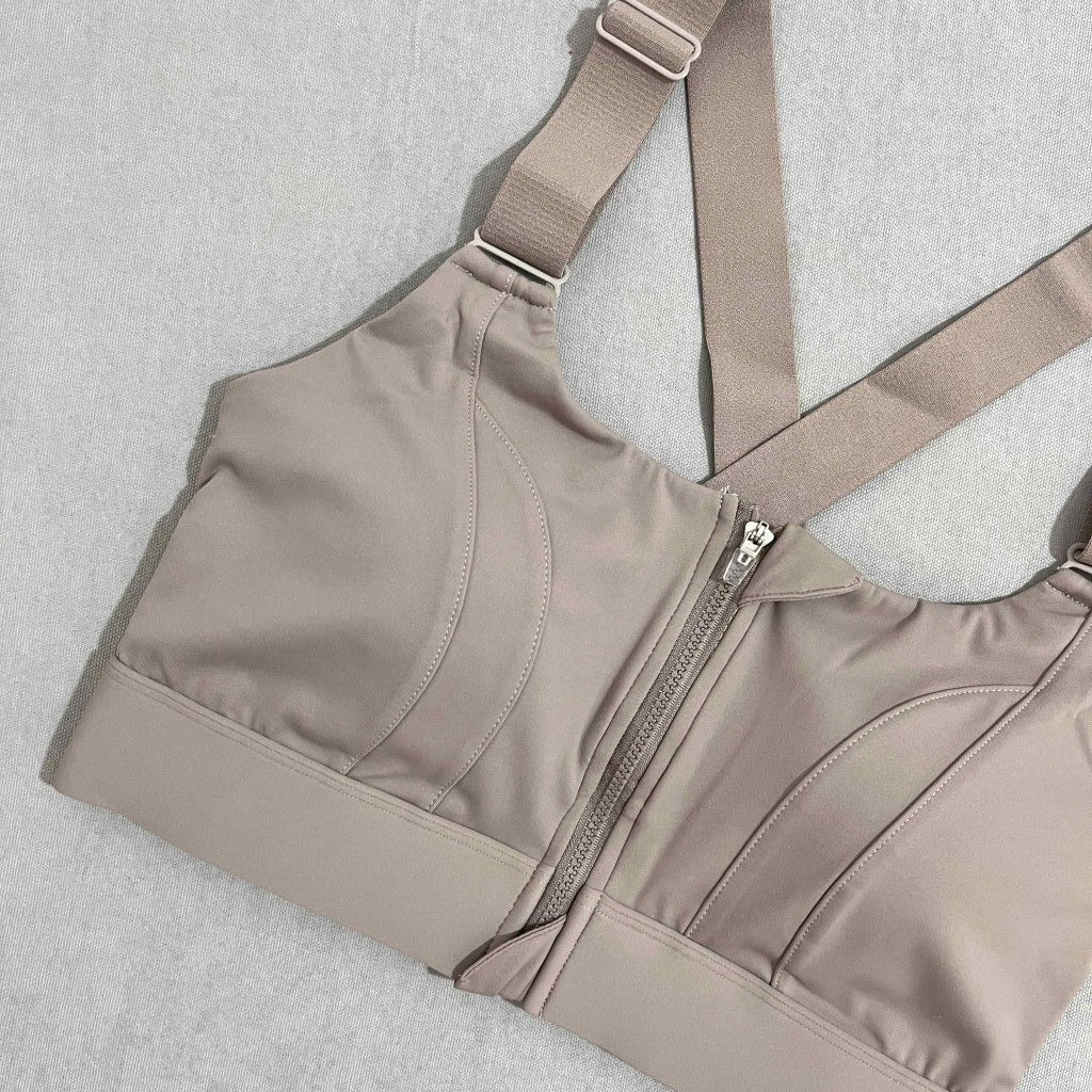 Adjustable Straps Cross Back Short Fitness Sports Bra