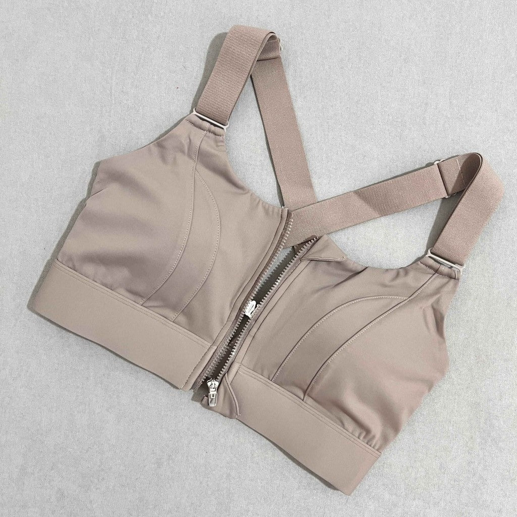 Adjustable Straps Cross Back Short Fitness Sports Bra