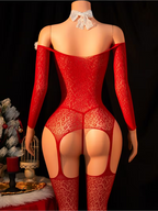 Red Christmas Sexy Bodysuit