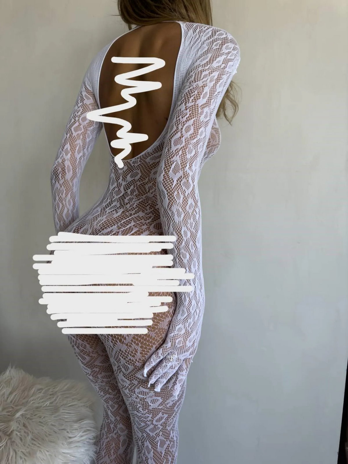 One Piece Costume bodystocking translucent bodysuit