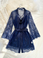 Teen Girls' Lace-Up 2-Piece Sleepwear Set