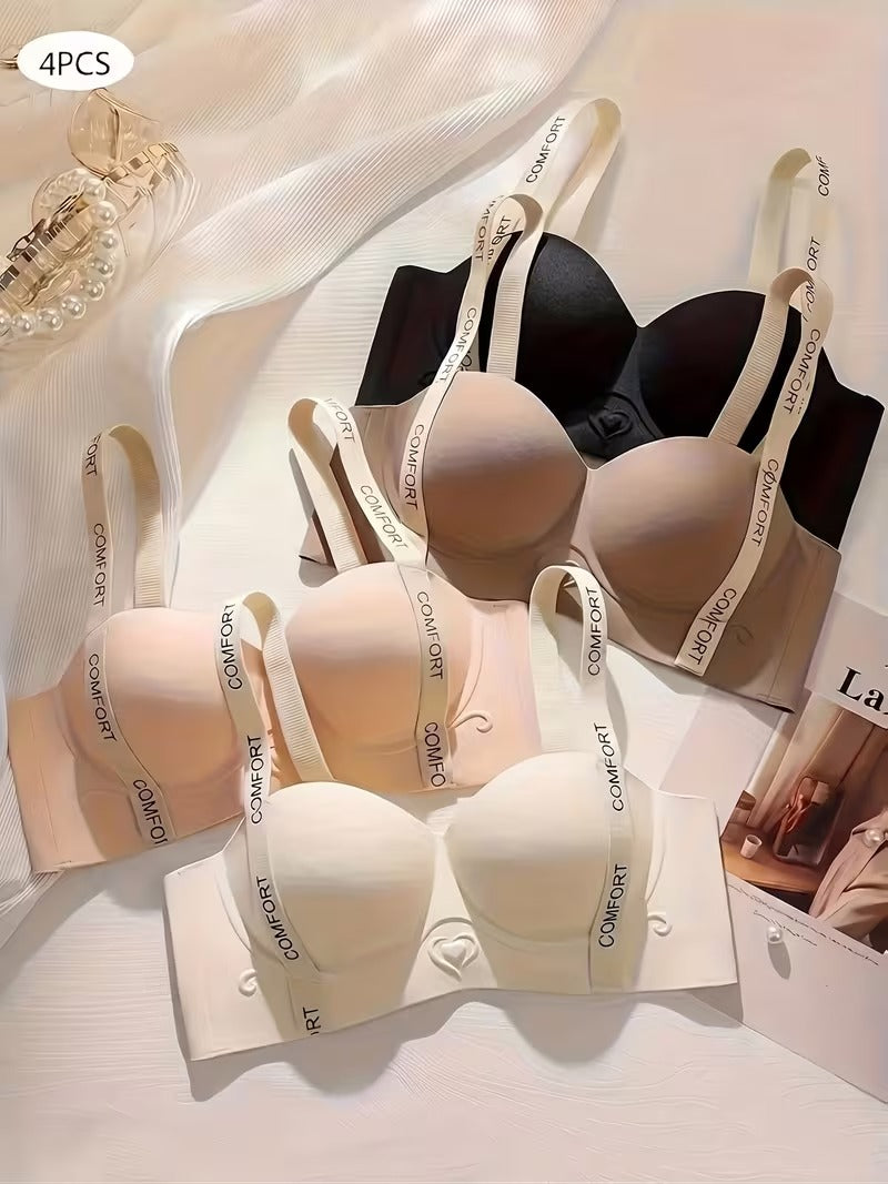 Seamless Wirefree Push-Up Bra for Women