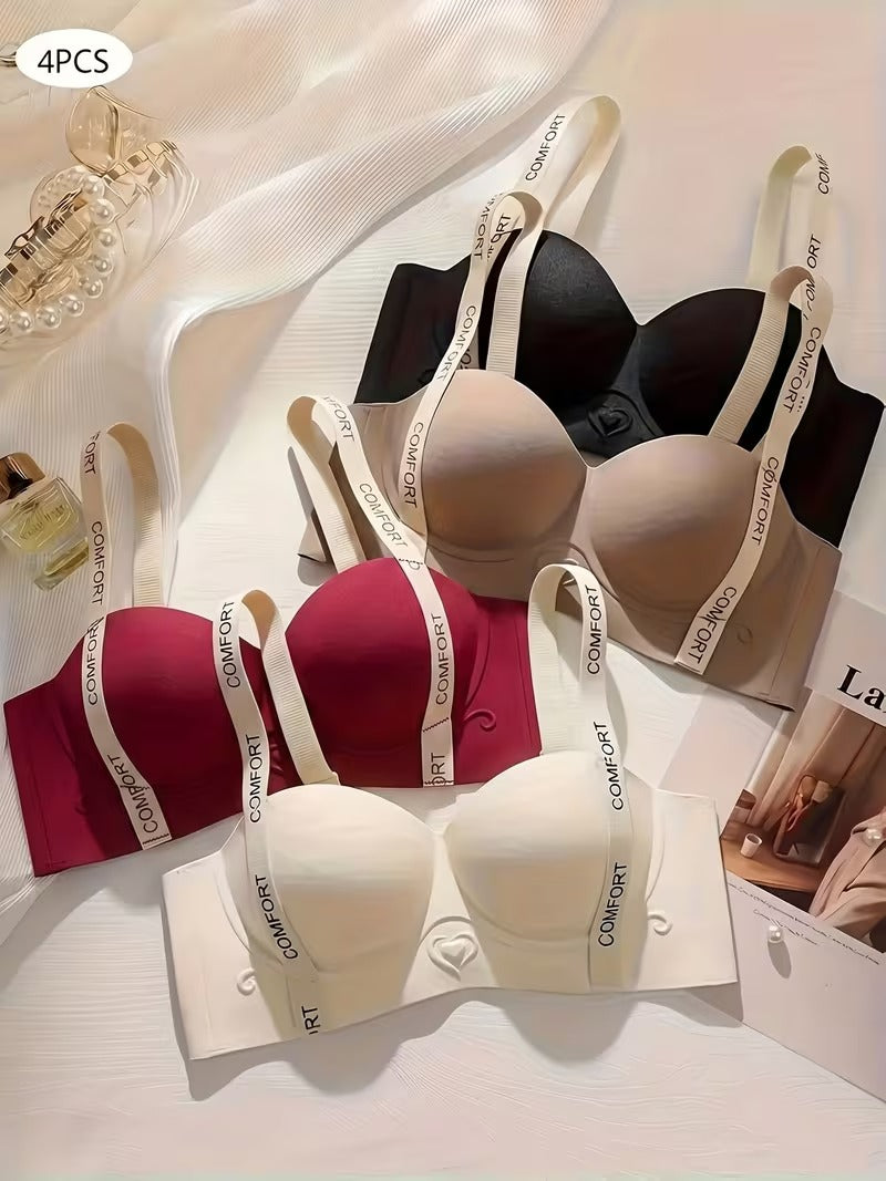 Seamless Wirefree Push-Up Bra for Women