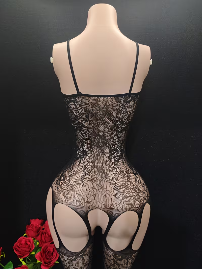 Sheer Lace High-Support Bodysuit