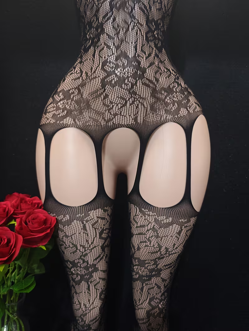 Sheer Lace High-Support Bodysuit