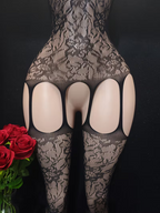 Sheer Lace High-Support Bodysuit