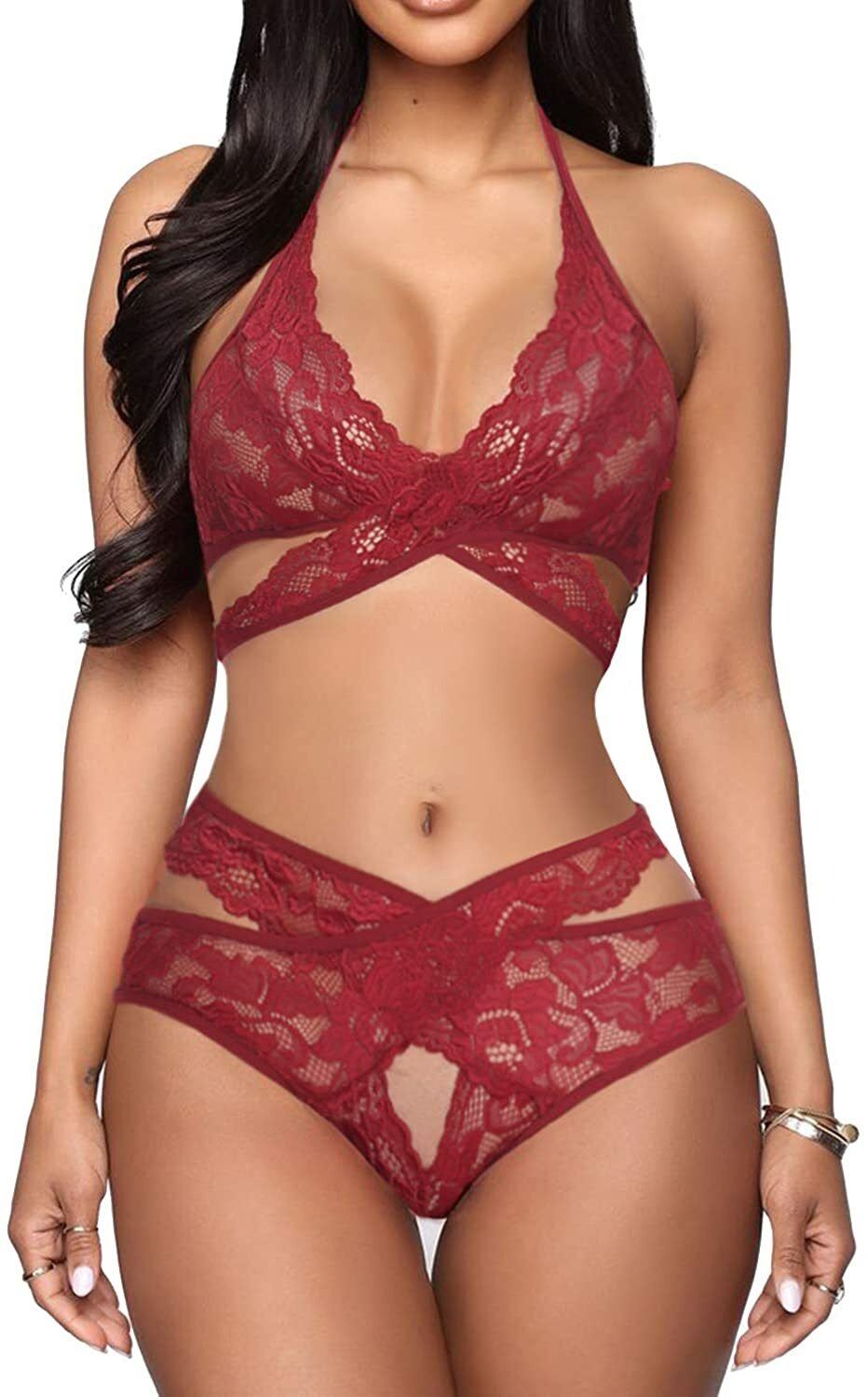 Sexy Lace Babydoll Sleepwear