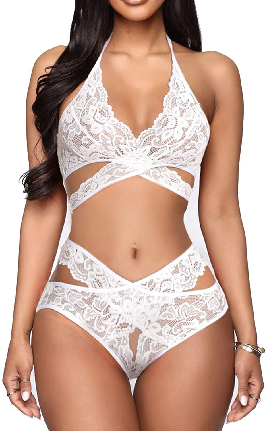 Sexy Lace Babydoll Sleepwear