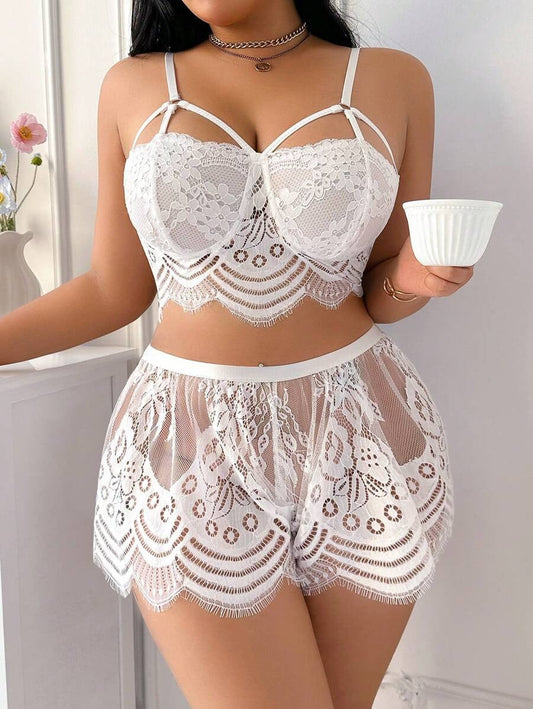 Classic Lace Babydoll Nightdress