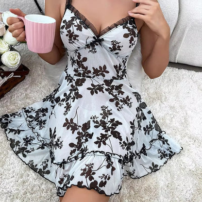 Lace V-neck Women Erotic Lingerie